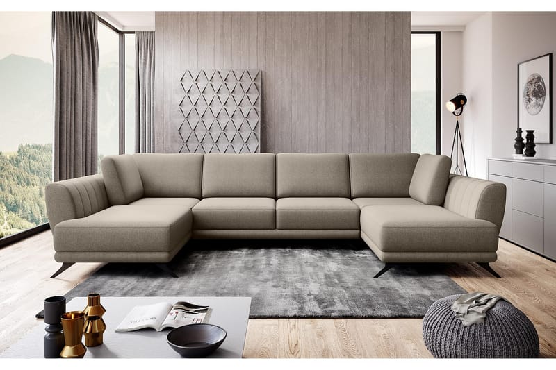 Katun Bäddsoffa Dubbelschäslong - Beige - Möbler - Soffa - Bäddsoffa