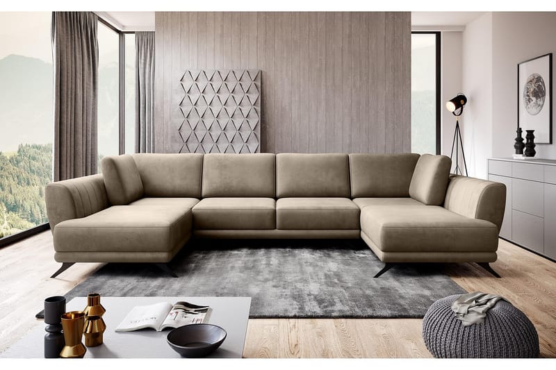 Katun Bäddsoffa Dubbelschäslong - Beige - Möbler - Soffa - Bäddsoffa