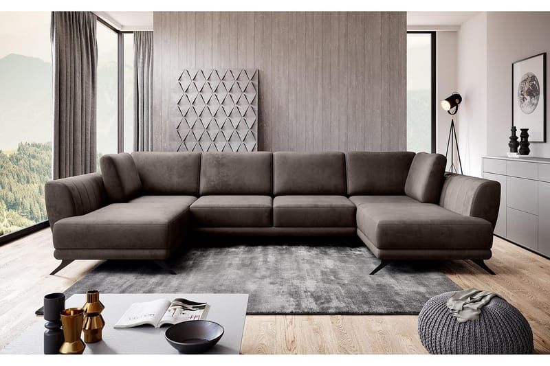 Katun Bäddsoffa Dubbelschäslong - Brun - Möbler - Soffa - Bäddsoffa