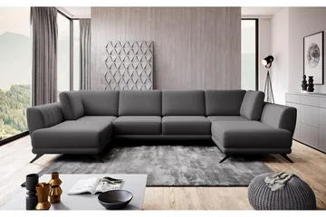 Katun Bäddsoffa Dubbelschäslong - Grå - Möbler - Soffa - Bäddsoffa