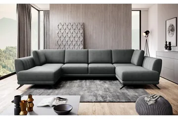 Katun Bäddsoffa Dubbelschäslong - Grå - Möbler - Soffa - Bäddsoffa