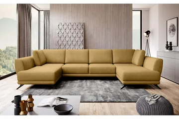 Katun Bäddsoffa Dubbelschäslong - Gul - Möbler - Soffa - Bäddsoffa
