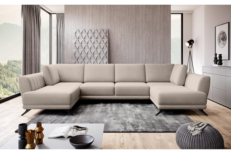 Katun Bäddsoffa Dubbelschäslong - Ljusbeige - Möbler - Soffa - Bäddsoffa