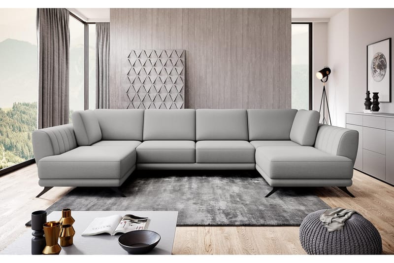 Katun Bäddsoffa Dubbelschäslong - Ljusgrå - Möbler - Soffa - Bäddsoffa