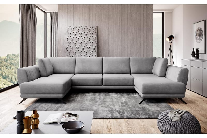 Katun Bäddsoffa Dubbelschäslong - Ljusgrå - Möbler - Soffa - Bäddsoffa