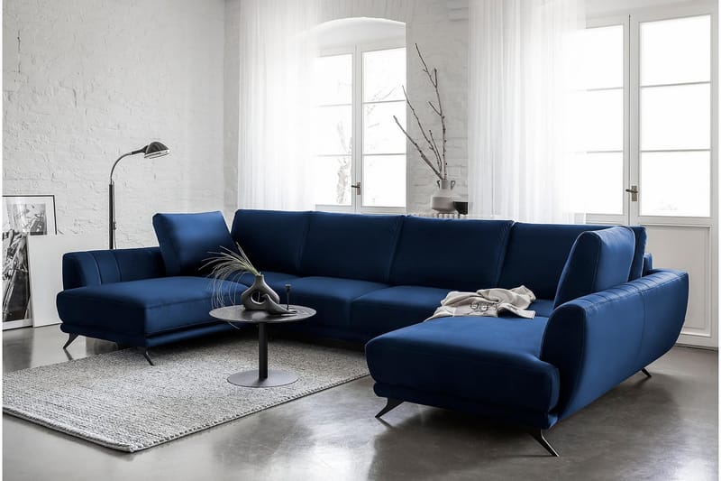 Katun Bäddsoffa Dubbelschäslong - Mörkblå - Möbler - Soffa - Bäddsoffa