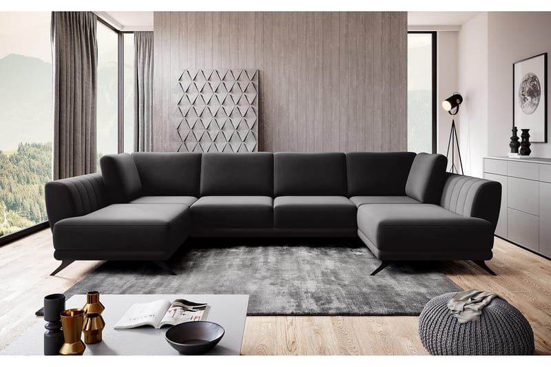 Katun Bäddsoffa Dubbelschäslong - Mörkbrun - Möbler - Soffa - Bäddsoffa