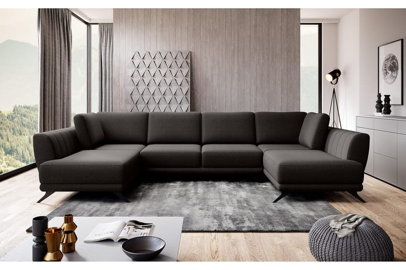 Katun Bäddsoffa Dubbelschäslong - Mörkbrun - Möbler - Soffa - Bäddsoffa