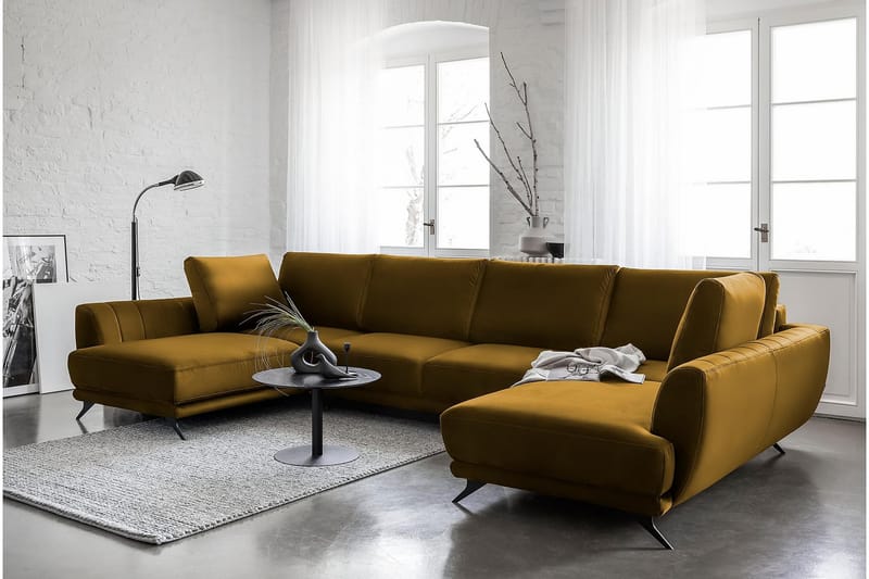 Katun Bäddsoffa Dubbelschäslong - Orange - Bäddsoffa