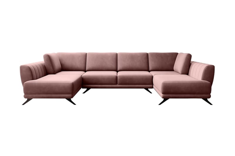 Katun Bäddsoffa Dubbelschäslong - Rosa - Bäddsoffa