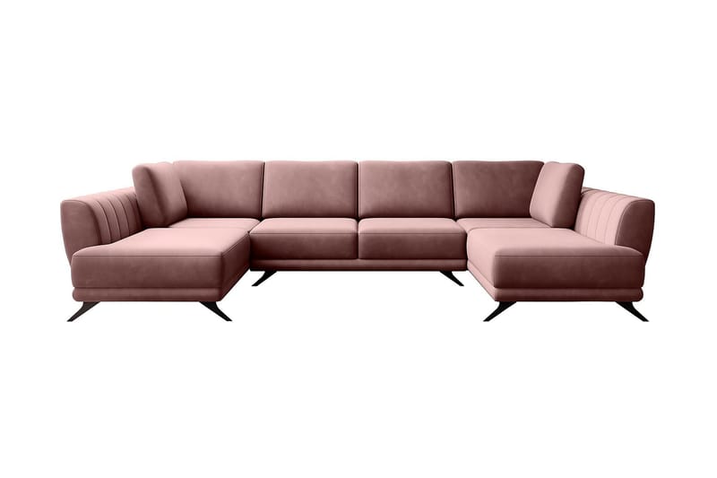 Katun Bäddsoffa Dubbelschäslong - Rosa - Möbler - Soffa - Bäddsoffa