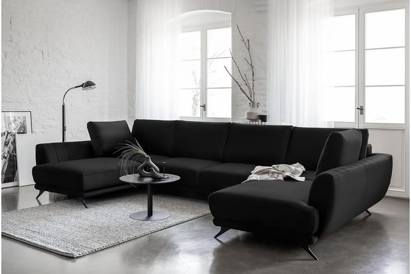 Katun Bäddsoffa Dubbelschäslong - Svart - Möbler - Soffa - Bäddsoffa