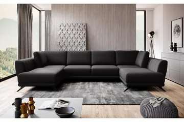 Katun Bäddsoffa Dubbelschäslong - Svart - Möbler - Soffa - Bäddsoffa