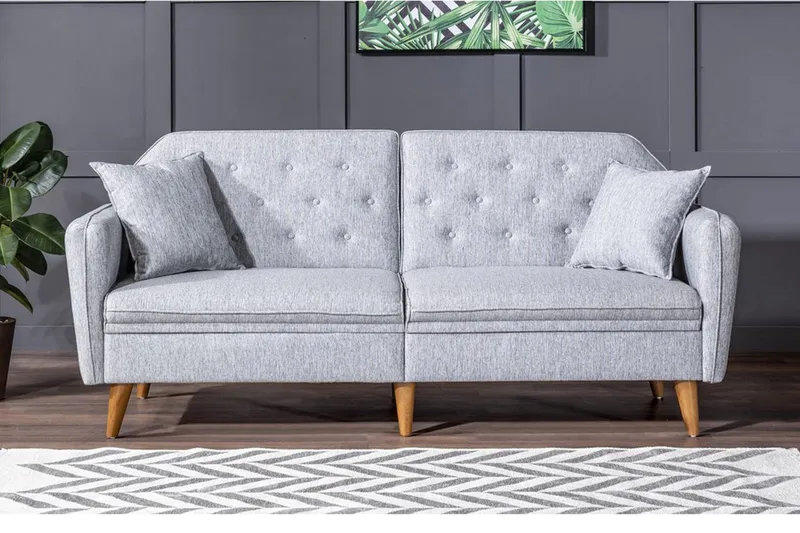 Keena Bäddsoffa 3-sits - Grå - Möbler - Soffa - Bäddsoffa