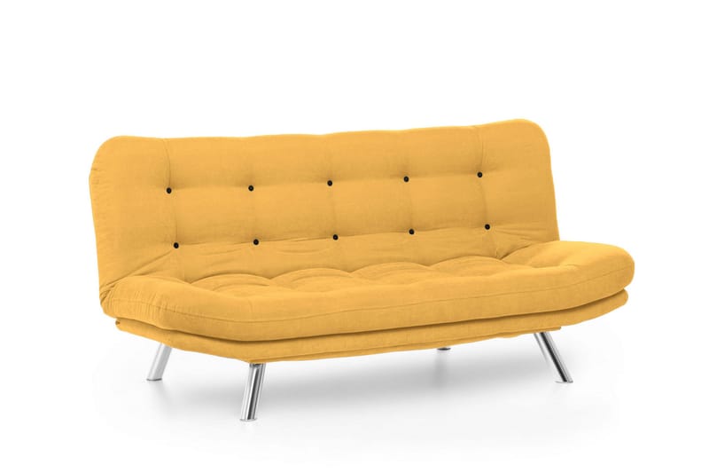 Kingaroy Bäddsoffa 3-sits 200x104 cm - Senapsgul - Möbler - Soffa - Bäddsoffa