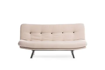 Kingaroy Längsbäddad Bäddsoffa 100x175 cm i Linne - Krämbeige - Möbler - Soffa - Bäddsoffa