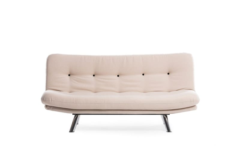 Kingaroy Längsbäddad Bäddsoffa 100x175 cm i Linne - Krämbeige - Möbler - Soffa - Bäddsoffa