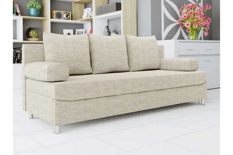 Kintore 2-sits Bäddsoffa beige - Möbler - Soffa - Bäddsoffa