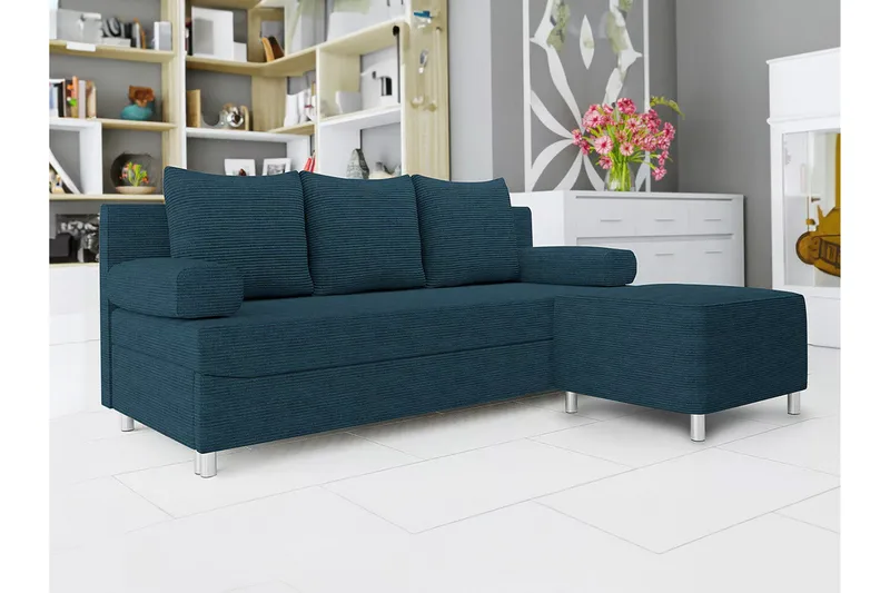 Kintore 2-sits Bäddsoffa NO_BRAND Dark blue - Möbler - Soffa - Bäddsoffa