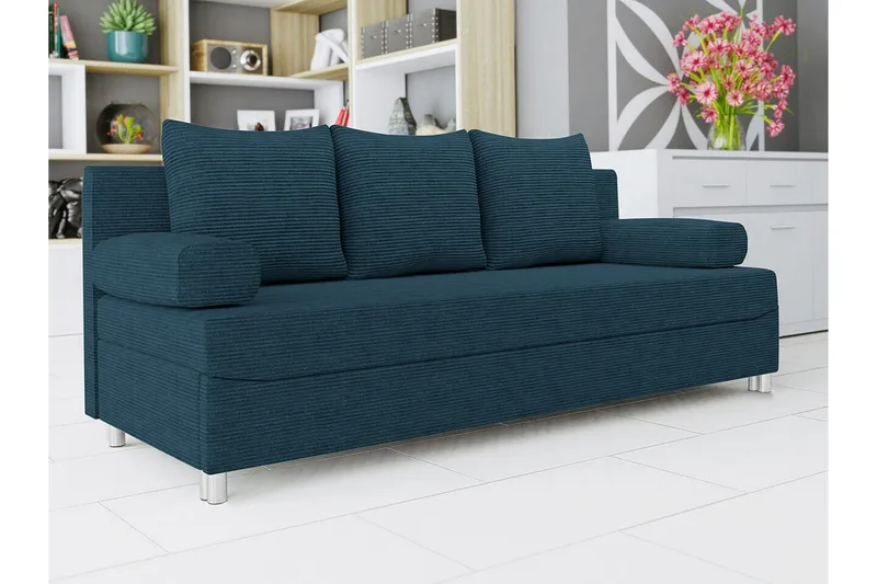 Kintore 2-sits Bäddsoffa NO_BRAND Dark blue - Möbler - Soffa - Bäddsoffa