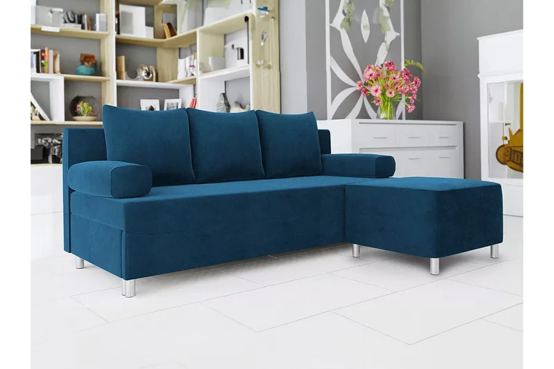 Kintore 2-sits Bäddsoffa NO_BRAND Dark blue - Möbler - Soffa - Bäddsoffa