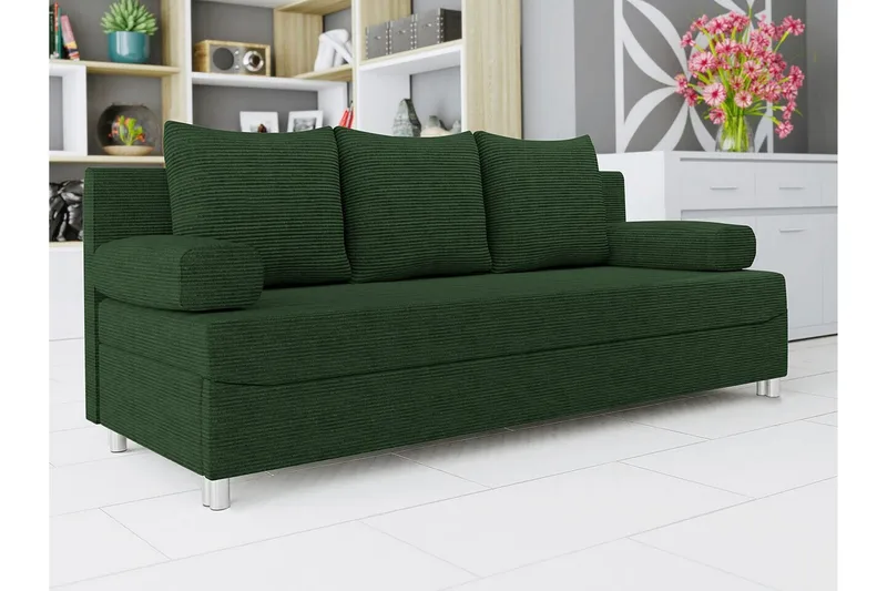 Kintore 2-sits Bäddsoffa NO_BRAND Dark green - Möbler - Soffa - Bäddsoffa