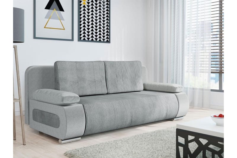 Kintore 2-sits Bäddsoffa NO_BRAND Grey - Möbler - Soffa - Bäddsoffa