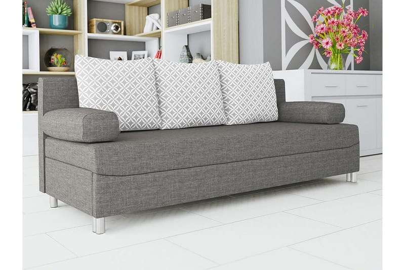 Kintore 2-sits Bäddsoffa NO_BRAND Light grey/Dark grey - Möbler - Soffa - Bäddsoffa