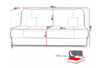 Kintore 2-sits Bäddsoffa - Möbler - Soffa - Bäddsoffa