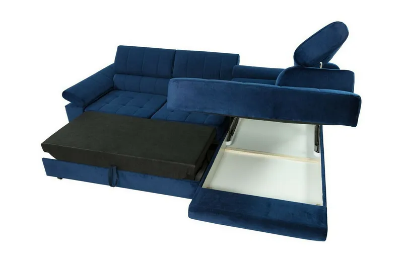 Kintore 3-sits Hörnbäddsoffa Black - Möbler - Soffa - Bäddsoffa