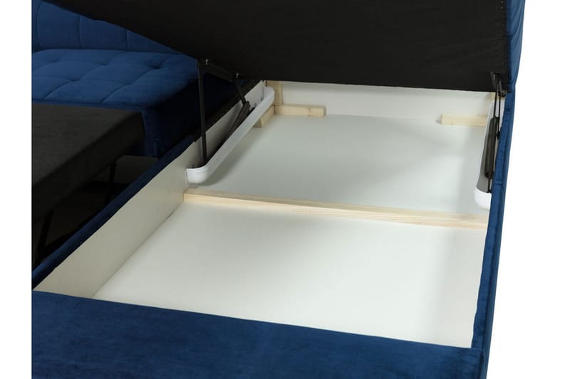 Kintore 3-sits Hörnbäddsoffa Black - Möbler - Soffa - Bäddsoffa