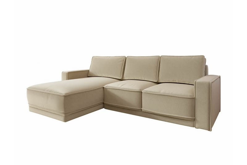 Kintore 3-sits Hörnbäddsoffa - Cream - Bäddsoffa - Hörnbäddsoffa