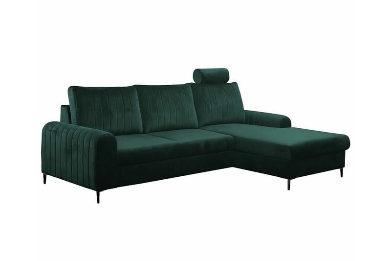 Kintore 3-sits Hörnbäddsoffa Dark green, undefined