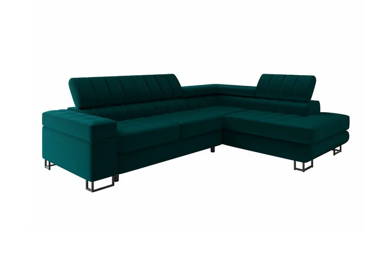 Kintore 3-sits Hörnbäddsoffa Dark Turquoise, undefined