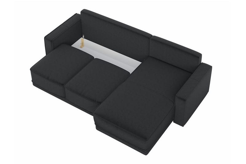 Kintore 3-sits Hörnbäddsoffa - Gul - Bäddsoffa - Hörnbäddsoffa