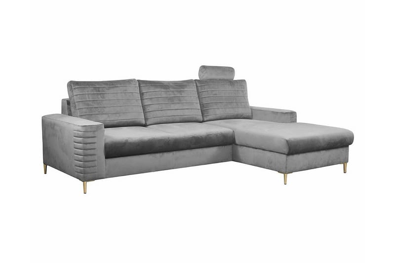 Kintore 3-sits Hörnbäddsoffa Light grey/Dark grey, undefined