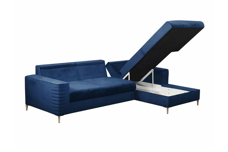 Kintore 3-sits Hörnbäddsoffa Light grey/Dark grey - Möbler - Soffa - Bäddsoffa