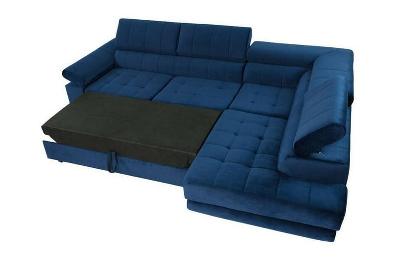 Kintore 3-sits Hörnbäddsoffa NO_BRAND Black - Möbler - Soffa - Bäddsoffa
