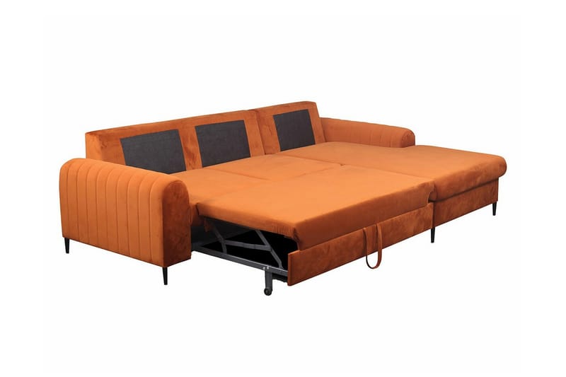 Kintore 3-sits Hörnbäddsoffa NO_BRAND Dark blue - Möbler - Soffa - Bäddsoffa