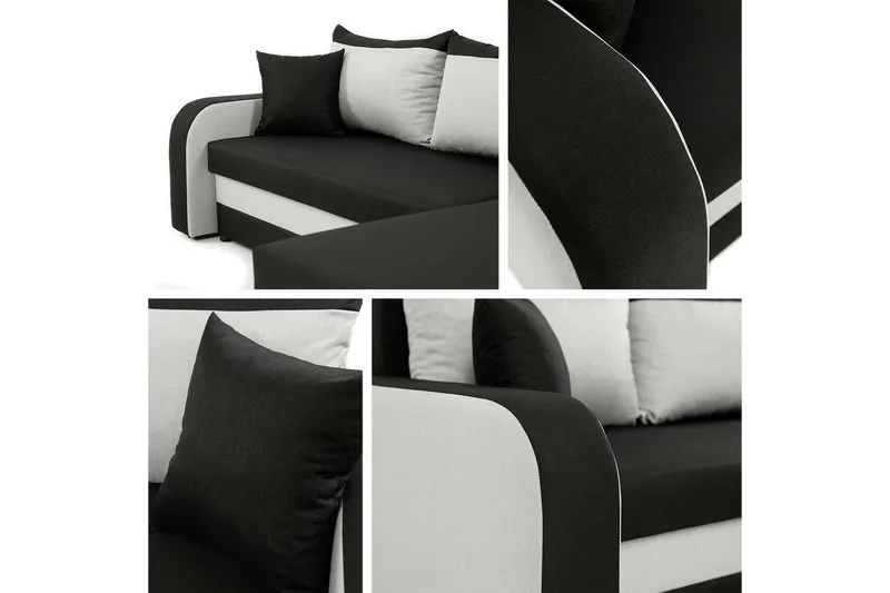Kintore 3-sits Hörnbäddsoffa NO_BRAND Dark green - Möbler - Soffa - Bäddsoffa