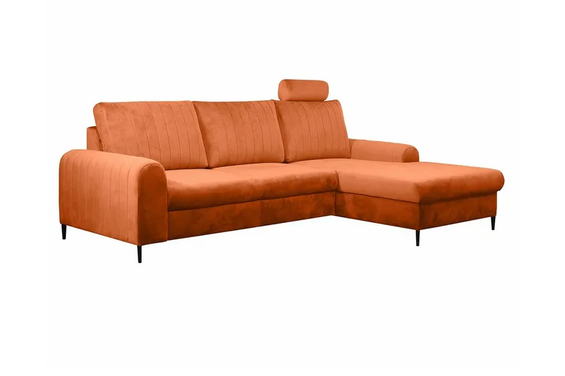 Kintore 3-sits Hörnbäddsoffa NO_BRAND Orange, undefined