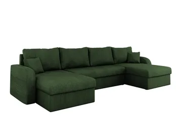 Kintore 4-sits Hörnbäddsoffa Black/Light grey - Möbler - Soffa - Bäddsoffa