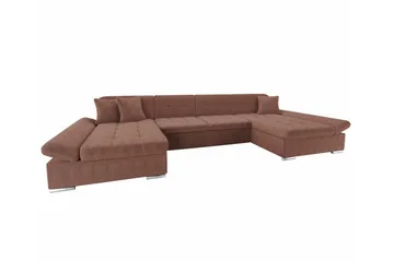 Kintore 4-sits Hörnbäddsoffa Brown - Möbler - Soffa - Bäddsoffa