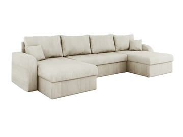 Kintore 4-sits Hörnbäddsoffa Grey/wood||Grey/Black - Möbler - Soffa - Bäddsoffa
