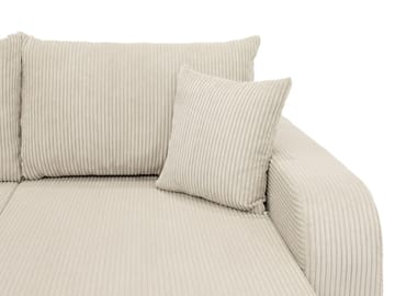 Kintore 4-sits Hörnbäddsoffa Grey/wood||Grey/Black - Möbler - Soffa - Bäddsoffa