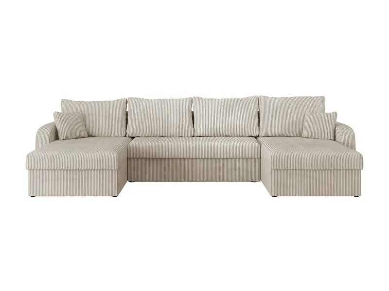 Kintore 4-sits Hörnbäddsoffa Grey/wood||Grey/Black - Möbler - Soffa - Bäddsoffa