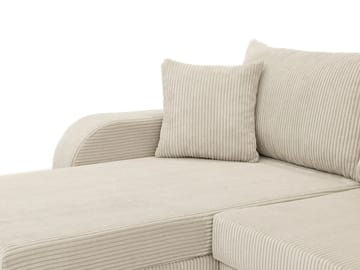 Kintore 4-sits Hörnbäddsoffa Grey/wood||Grey/Black - Möbler - Soffa - Bäddsoffa