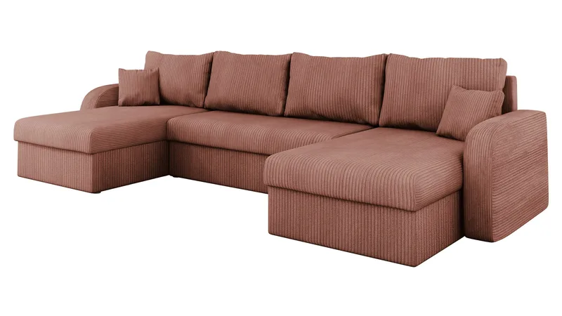 Kintore 4-sits Hörnbäddsoffa NO_BRAND Black/Grey, undefined