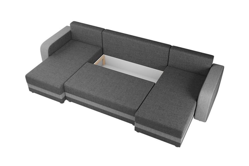 Kintore 4-sits Hörnbäddsoffa NO_BRAND Dark grey - Möbler - Soffa - Bäddsoffa