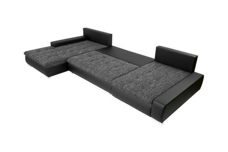 Kintore 4-sits Hörnbäddsoffa NO_BRAND Dark grey - Möbler - Soffa - Bäddsoffa